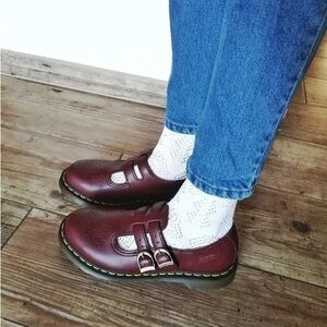 Dr. Martens Burgundy Mary Jane’s 8065